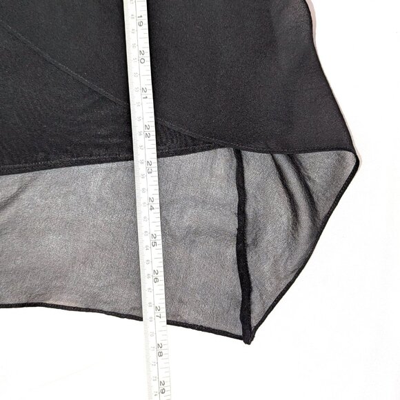 BCBGMAXAZRIA | 100% Silk Lorielle Sleeveless Blouse Top in Black | Size Small - Picture 9 of 11